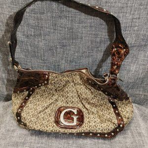 Gently Used Brown Guess Purse with Matching Wallet - Elevate Your Style